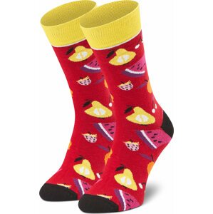Pánské klasické ponožky Dots Socks D20WF-SX-023-X Červená
