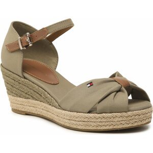 Espadrilky Tommy Hilfiger Basic Open Toe Mid Wedge FW0FW04785 Woodridge GXR