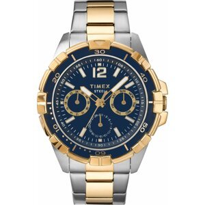 Hodinky Timex Classic TW2T50700 Navy/Gold/Silver