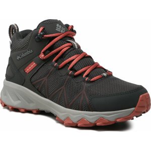 Trekingová obuv Columbia Columbia Peakfreak II Mid Outdry Dark Grey/Dark Coral