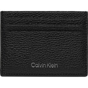 Pouzdro na kreditní karty Calvin Klein Warmth Cardholder 6Cc K50K507389 Ck Black BAX