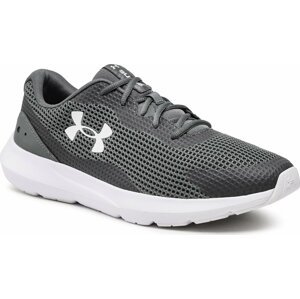 Boty Under Armour UA Surge 3 3024883-102 Pitch Gray/White/White