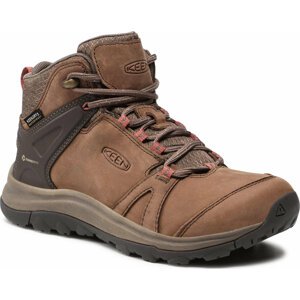 Trekingová obuv Keen Terradora II Leather Mid Wp 1023728 Brindle/Redwood