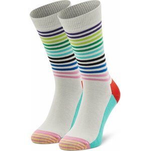 Klasické ponožky Unisex Happy Socks HAS01-1301 Bílá