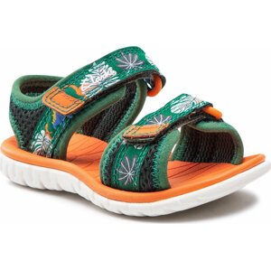 Sandály Clarks Surfing Tide T 261651387 Green Combi