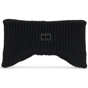 Textilní čelenka Tommy Jeans Tjw Cosy Knit Headband AW0AW15467 Black BDS