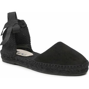 Espadrilky Manebi Flat Valenciana Espadrilles R 2.2 P0 Black On Tone