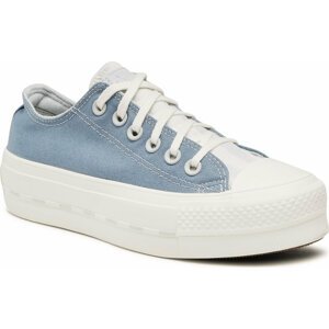 Plátěnky Converse Ctas Lift Ox 572710C Indigo Oxide/Light Silver