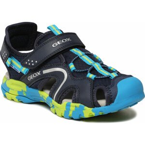 Sandály Geox J Borealis Boy J250RB014MEC0749 D Navy/Lime