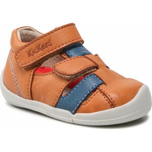 Sandály Kickers Wasabou 858390-10 Camel Bleu 116