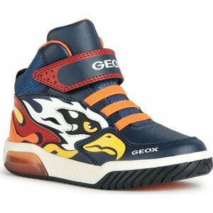 Sneakersy Geox J Inek Boy J369CB 0BU11 C0659 M Navy/Orange