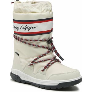 Sněhule Tommy Hilfiger Snow Boot T3A6-32436-1485 S White 100