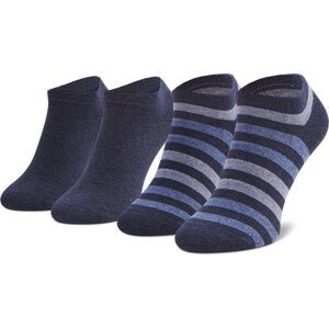 Sada 2 párů pánských nízkých ponožek Tommy Hilfiger 382000001 Jeans 356