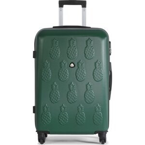 Velký tvrdý kufr Semi Line T5539-4 Zelená