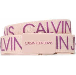 Dětský pásek Calvin Klein Jeans Canvas Logo Belt IU0IU00125 TCE