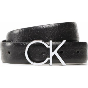 Dámský pásek Calvin Klein Re-Lock Ck Logo Belt Debossed K60K610012 BAX