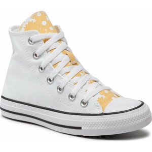 Plátěnky Converse Ctas Hi A01193C White/Cyber Mango/Black