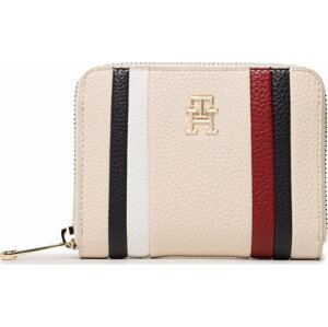 Velká dámská peněženka Tommy Hilfiger Th Emblem Med Za Corp AW0AW15118 AA8