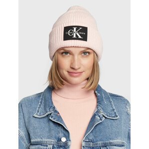 Čepice Calvin Klein Jeans Monogram Patch K60K607383 Pink Blush TKY