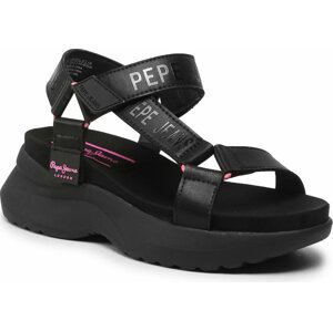 Sandály Pepe Jeans Venus Ace PLS90571 Black 999