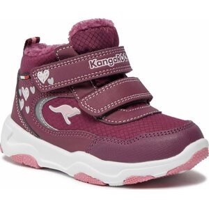 Kotníková obuv KangaRoos KS-Freezer V RTX 02221-000-6337 Dk Berry/Dusty Rose