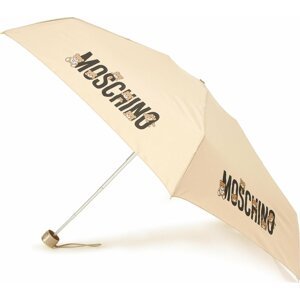 Deštník MOSCHINO Supermini D 8432 Dark Beige