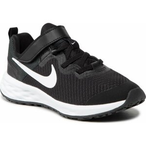 Boty Nike Revolution 6 Nn (PSV) DD1095 003 Black/White/Dk Smoke Grey