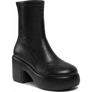 Polokozačky Bronx Ankle boots 47516-A Black 01