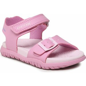 Sandály Geox J Sandal Fusbetto Gi J35HQA000BCC8052 M Dk Pink/Lt Lilac