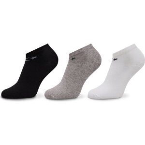 Sada 3 párů nízkých ponožek unisex Converse E747A-3010 Bílá