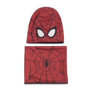 Set čepice a tunelová šála Spiderman Ultimate SPIDER-MAN ACCCS_AW23-70SPRMV Červená