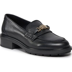 Loafersy Tommy Hilfiger Th Hardware Loafer FW0FW07765 Black BDS