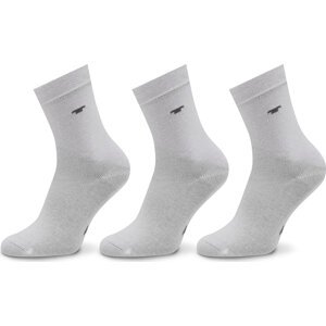Sada 3 párů dětských vysokých ponožek Tom Tailor 9203 White 660