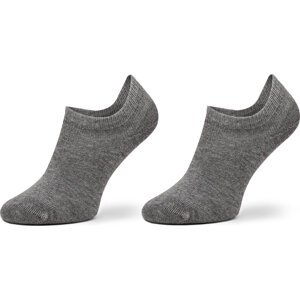 Sada 2 párů dětských nízkých ponožek Tommy Hilfiger 301390 Middle Grey Melange 758