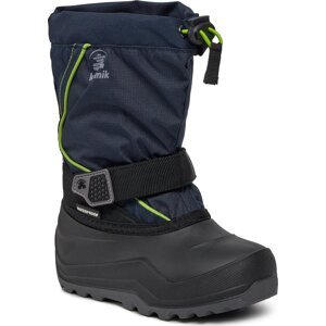 Sněhule Kamik Snowfall 2 NF8418C Navy/Lime/Marice Citron