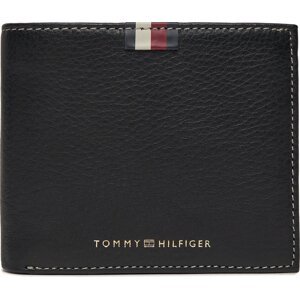 Pánská peněženka Tommy Hilfiger Th Corp Leather Cc And Coin AM0AM11601 Black BDS