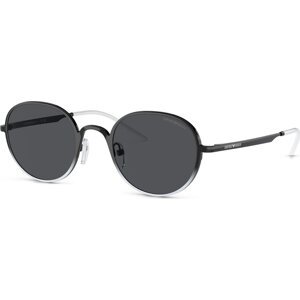 Sluneční brýle Emporio Armani 0EA2151 Shiny Black/White 337287