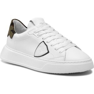 Sneakersy Philippe Model Temple Low BTLU VC01 Blanc Militaire