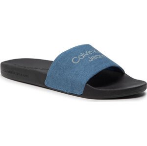 Nazouváky Calvin Klein Jeans Slide Stucked Denim YM0YM00363 Denim Blue 0GJ