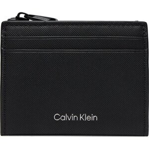 Pouzdro na kreditní karty Calvin Klein Ck Must 10Cc Cardholder W/Zip K50K511282 Černá