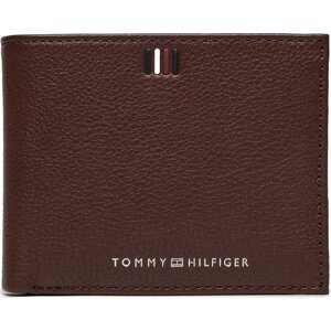Velká pánská peněženka Tommy Hilfiger Th Central Mini Cc Wallet AM0AM11854 Dark Chestnut GT8