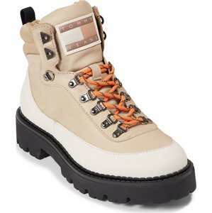 Turistická obuv Tommy Jeans Tjm Boot Hiker EM0EM01252 Sandalwood/ Bleached Stone RBT