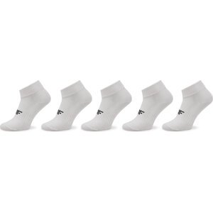 Sada 5 párů dámských nízkých ponožek 4F 4FWAW23USOCF216 10S