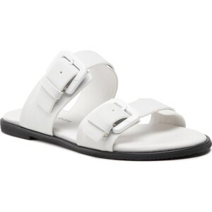 Nazouváky Calvin Klein Jeans Flat Sandal Twostraps Rub YW0YW00537 Bright White YAF
