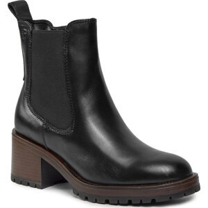 Kotníková obuv s elastickým prvkem Tamaris 1-25066-41 Black Leather 003