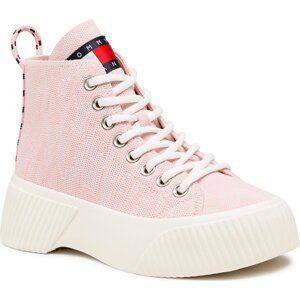 Sneakersy Tommy Jeans Vulc Knitted Mc EN0EN02141 Misty Pink TH2