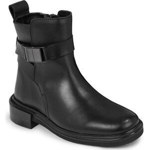 Kotníková obuv s elastickým prvkem Calvin Klein Jodhpur Boot W/ Iconic Plaque HM0HM01206 Ck Black BEH