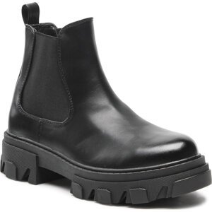 Kotníková obuv s elastickým prvkem DeeZee H12901-6 Black