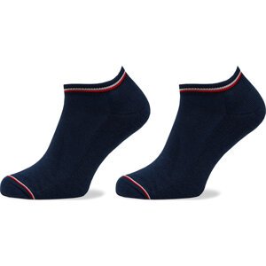 Sada 2 párů pánských nízkých ponožek Tommy Hilfiger 100001093 Dark Navy 322