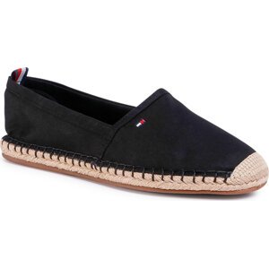 Espadrilky Tommy Hilfiger Basic Tommy Flat Espadrille FW0FW04827 Black BDS